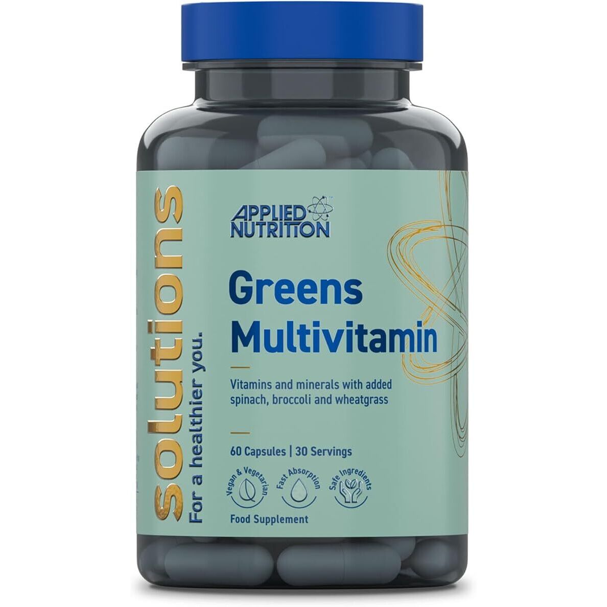 Solutions Greens Multivitamínico - 60 cápsulas - Viking Supplements