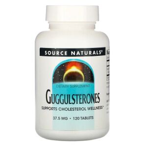 Source Naturals Guggulsteronas 37,5 mg, 120 comprimidos - Viking Supplements