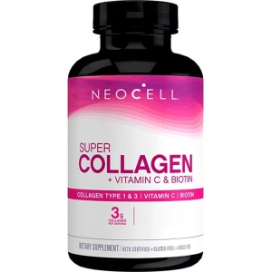 Super Colagénio + Vitamina C e Biotina - 180 comprimidos - Viking Supplements