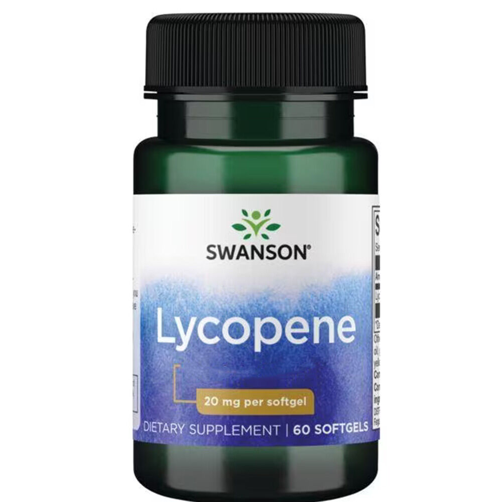 Swanson Licopeno 20 mg, 60 cápsulas moles - Viking Supplements