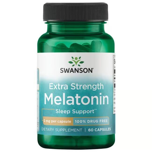 Swanson - Melatonina 5 mg - 60 cápsulas - Viking Supplements
