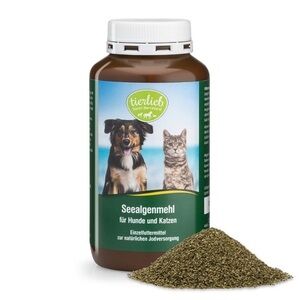 TIERLIEB Farinha de algas para cães e gatos (300 g / 10