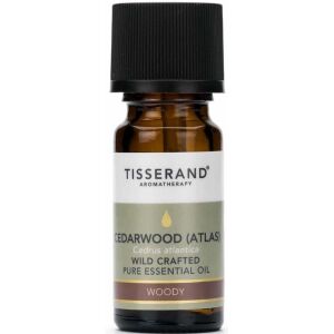 TISSERAND AROMATERAPIA Madeira de cedro (Atlas) Cedrus Atlantica Colhida na natureza (9 ml / 0