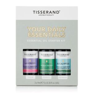 TISSERAND AROMATERAPIA - Kit de Produtos Essenciais para o Dia-a-dia (Contém Árvore do Chá