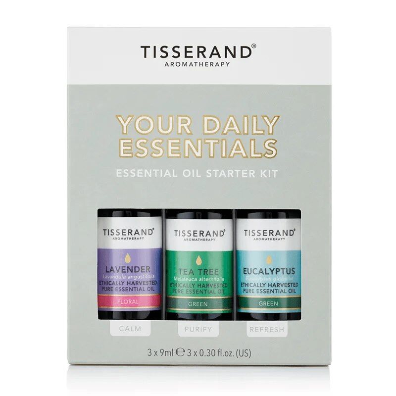 TISSERAND AROMATERAPIA - Kit de Produtos Essenciais para o Dia-a-dia (Contém Árvore do Chá
