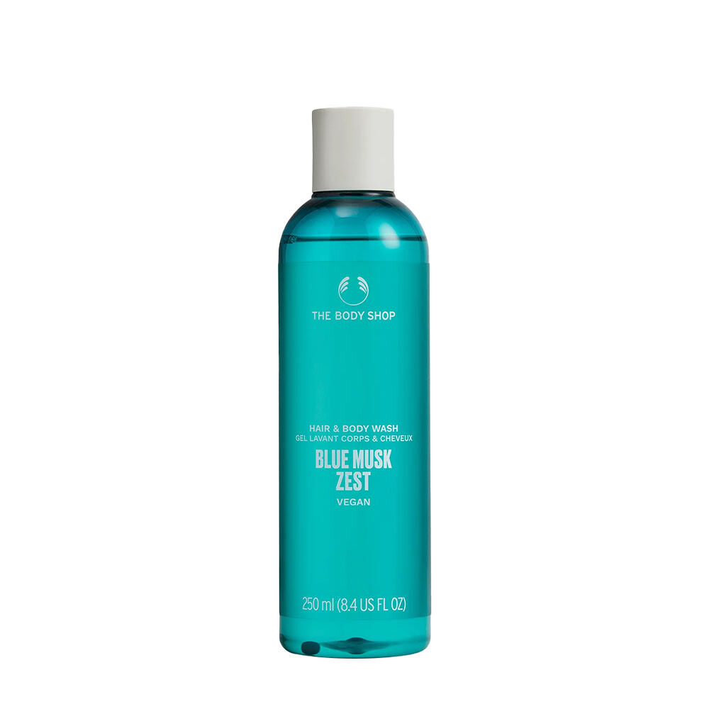 Gel de Banho e Champô Blue Musk Zest da The Body Shop (250 ml) - Viking Supplements