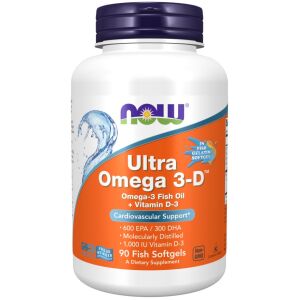 Ultra Omega 3-D com Vitamina D-3 - 90 cápsulas moles - Viking Supplements