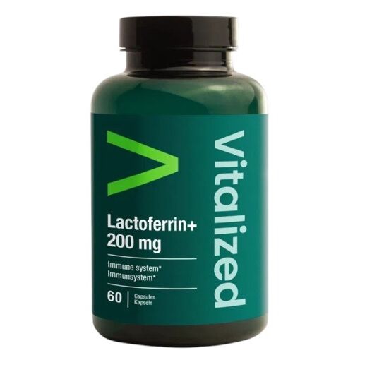 Vitalized - Lactoferrin+ 200 mg (60 kapsler)