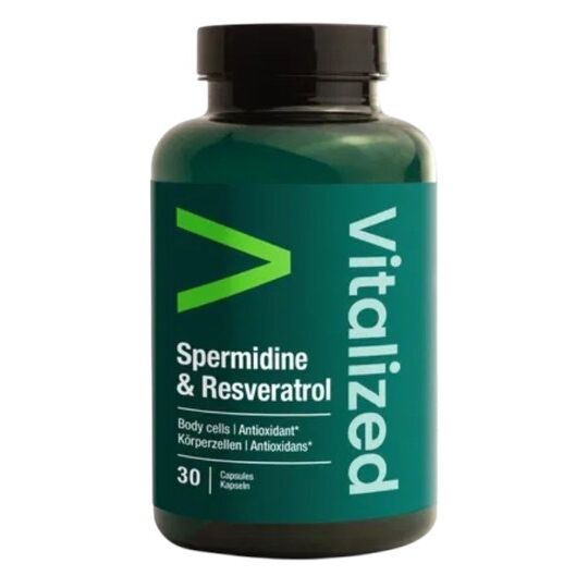 VITALIZED Spermidina e Resveratrol (30 cápsulas) - Viking Supplements