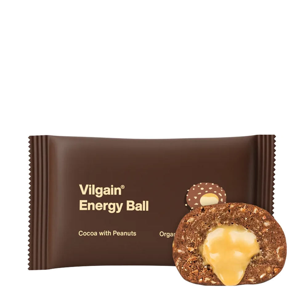Vilgain Bio Energy Ball (30 g, kakao med jordnødder) billede