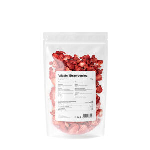Vilgain Strawberries Lyophilized (100 g) - Viking Supplements