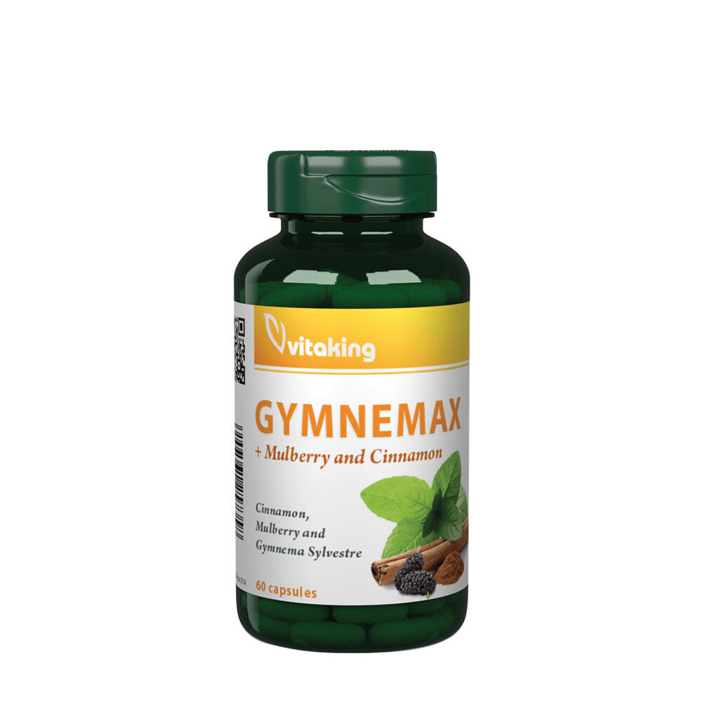Vitaking Gymnemax + Amora-preta e Canela 750 mg (60 cápsulas) - Viking Supplements