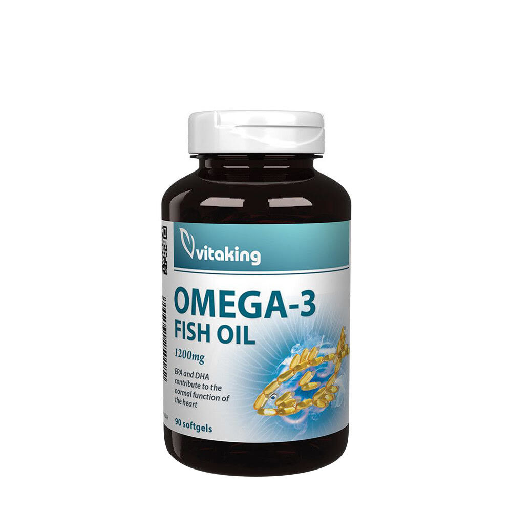 Vitaking Ómega-3 1200 mg (90 cápsulas moles) - Viking Supplements