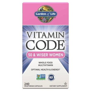 Vitamin Code 50 & Wiser Women - 240 cápsulas - Viking Supplements