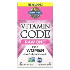 Vitamin Code RAW ONE para Mulheres - 30 cápsulas - Viking Supplements