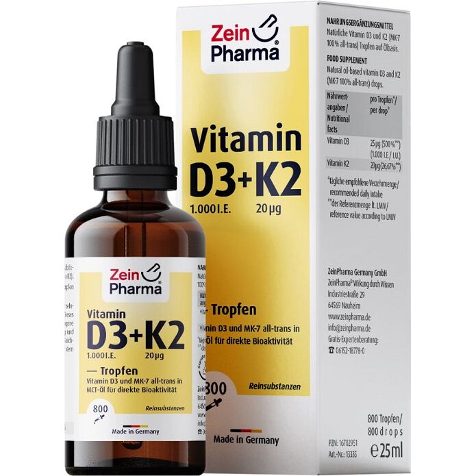 D3-vitamin + K2 25 ml. billede