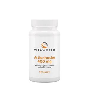 Vitaworld Alcachofra 400 mg (60 cápsulas) - Viking Supplements