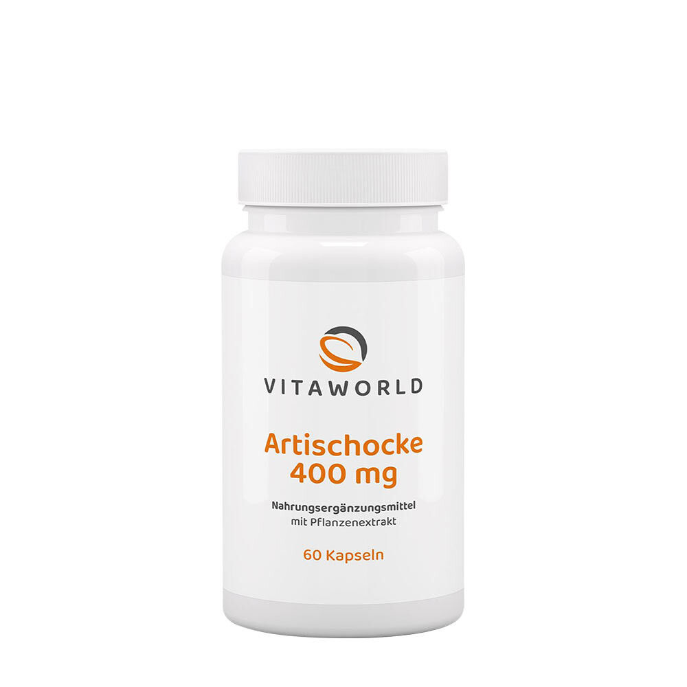 Vitaworld Alcachofra 400 mg (60 cápsulas) - Viking Supplements