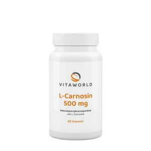 Vitaworld Carnosina 500 mg (60 cápsulas) - Viking Supplements