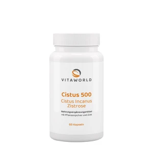 Vitaworld Cistus 500 (60 cápsulas) - Viking Supplements