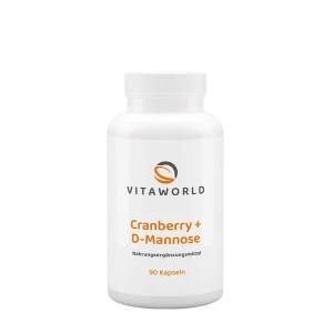 Vitaworld Cranberry + D-Manose (90 cápsulas) - Viking Supplements