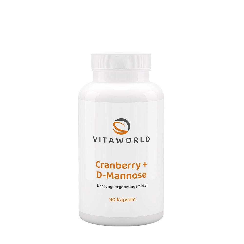 Vitaworld Cranberry + D-Manose (90 cápsulas) - Viking Supplements
