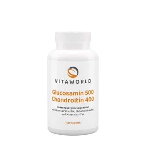 Vitaworld Glucosamina 500 + Condroitina 400 (100 cápsulas) - Viking Supplements