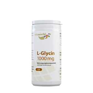 Vitaworld L-glicina 1000 mg (120 cápsulas) - Viking Supplements