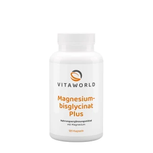 Vitaworld Bisglicinato de magnésio plus (120 cápsulas) - Viking Supplements