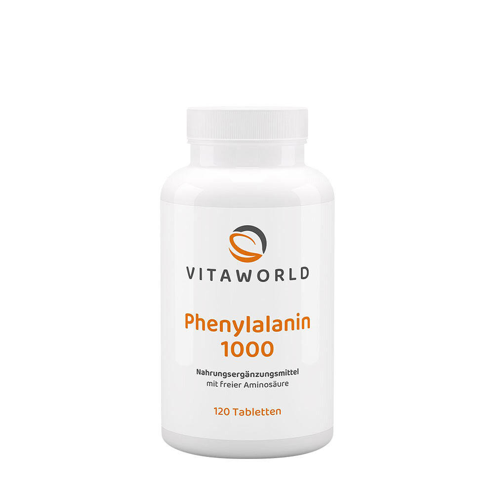 Vitaworld Fenilalanina 1000 mg (120 comprimidos) - Viking Supplements