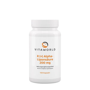 Vitaworld R (+) Alpha Lipoic Acid 200 mg (100 Capsules) - Viking Supplements