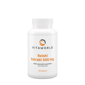 Vitaworld Reishi Extract 500 mg (100 Capsules) - Viking Supplements