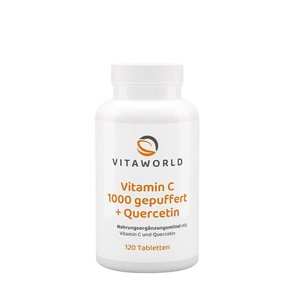 Vitaworld C-vitamin 1000 (bufferet) + quercetin (120 tabletter)