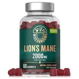 WISESHROOMS Lion's Mane Gummies (60 gummies) - Viking Supplements
