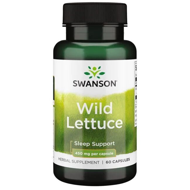 Swanson - Wild Lettuce, 450mg - 60 caps