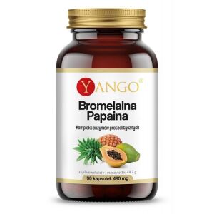 YANGO Bromelaína + Papaína (90 cápsulas) - Viking Supplements