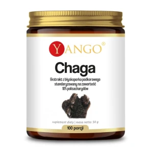 Extrato de Chaga YANGO - Polissacarídeos 10% (50 g) - Viking Supplements