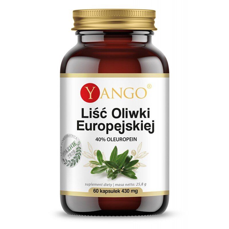 YANGO European Olive Leaf - 40% oleuropein (60 caps) - Viking Supplements