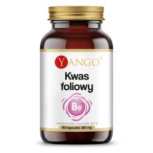 YANGO Ácido fólico - Vitamina B9 (90 cápsulas) - Viking Supplements