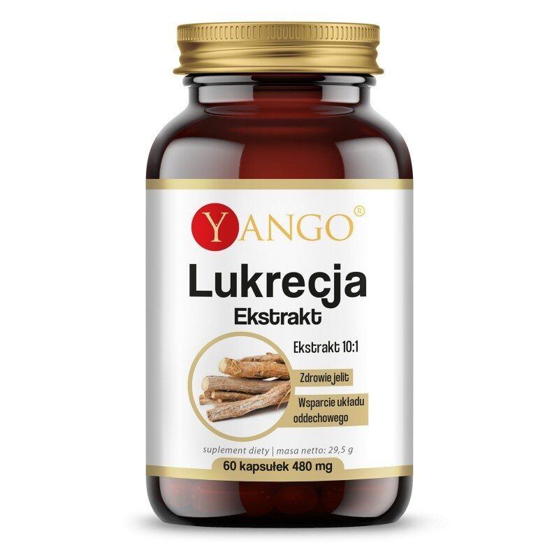 Alcaçuz YANGO - Extrato 10:1 (60 cápsulas) - Viking Supplements