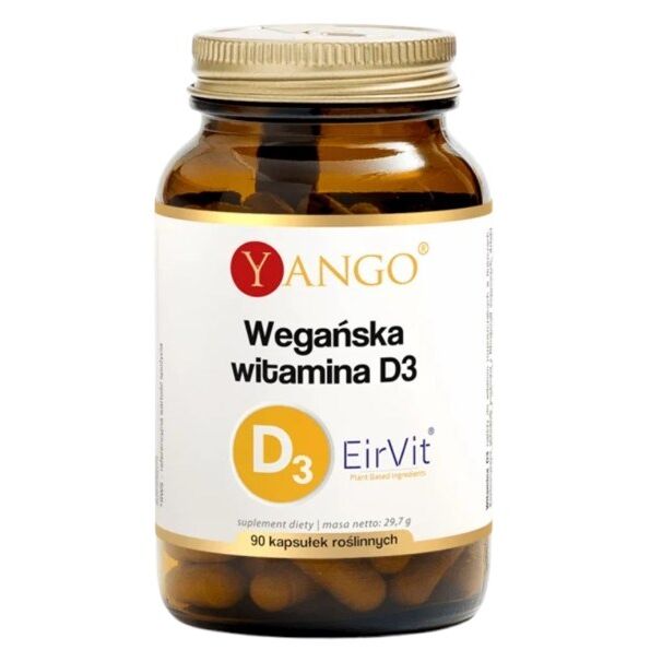 YANGO Vitamina D3 Vegana (90 cápsulas) - Viking Supplements