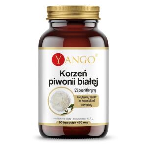 YANGO Raiz de peónia branca - 5% paeniflorina (90 cápsulas) - Viking Supplements